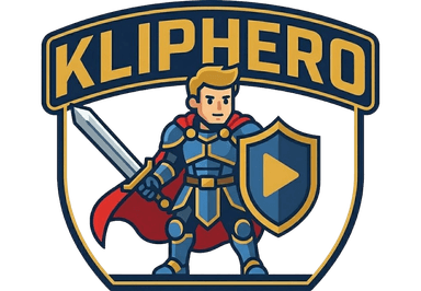 Maskot ksatria KlipHero
